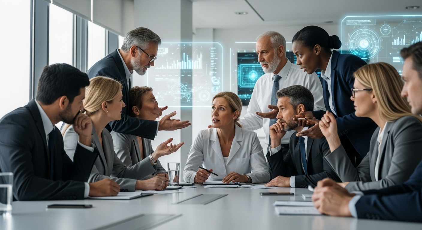 KI-Symbol mit medizinischen Elementen: Konzept für Künstliche Intelligenz im Gesundheitswesen.