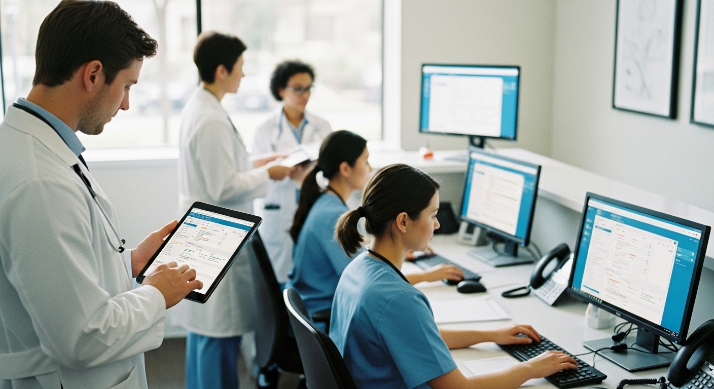 Kommunikationstool für Arztpraxen: Verbesserte Abläufe und Patientenzufriedenheit durch digitale Lösungen.