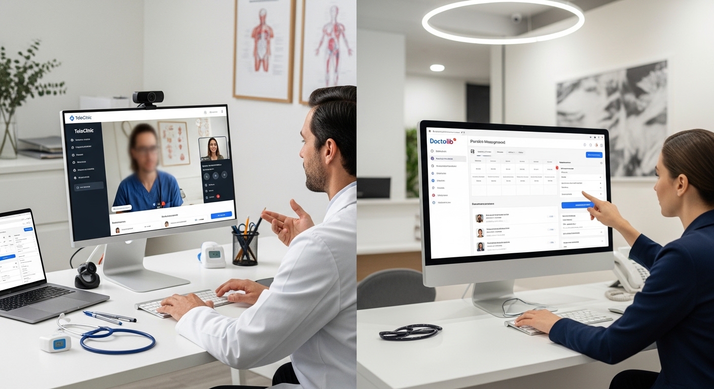 TeleClinic vs Doctolib - 7 überraschende Fakten: TeleClinic vs. Doctolib im Test!