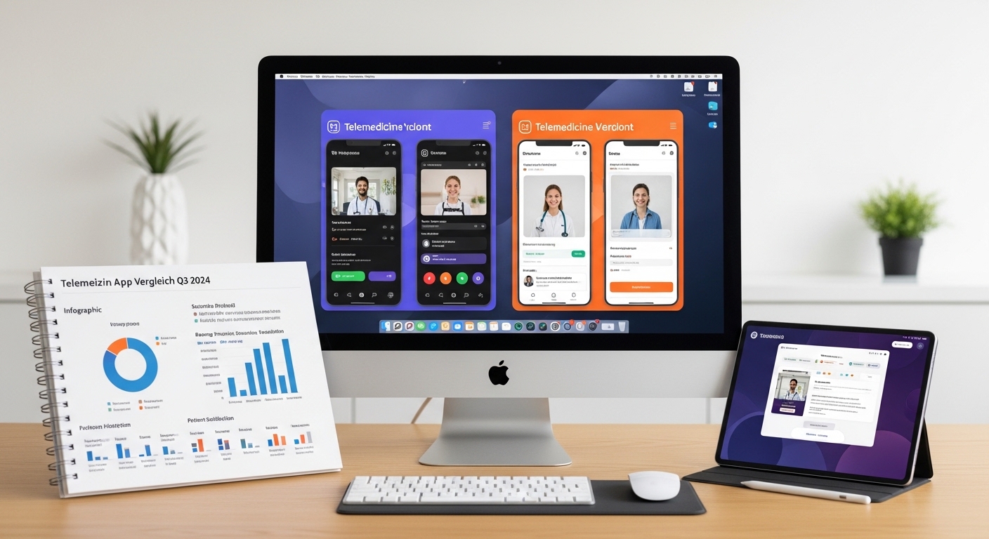 Telemedizin App Vergleich - TeleClinic vs. Doctolib: Welches ist die beste Telemedizin-App?